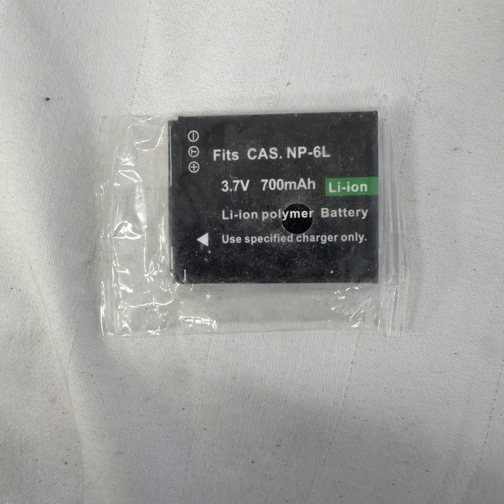 CAS. NP-6L Li-ion Polymer 3.7V 700 mAh Replacement Battery